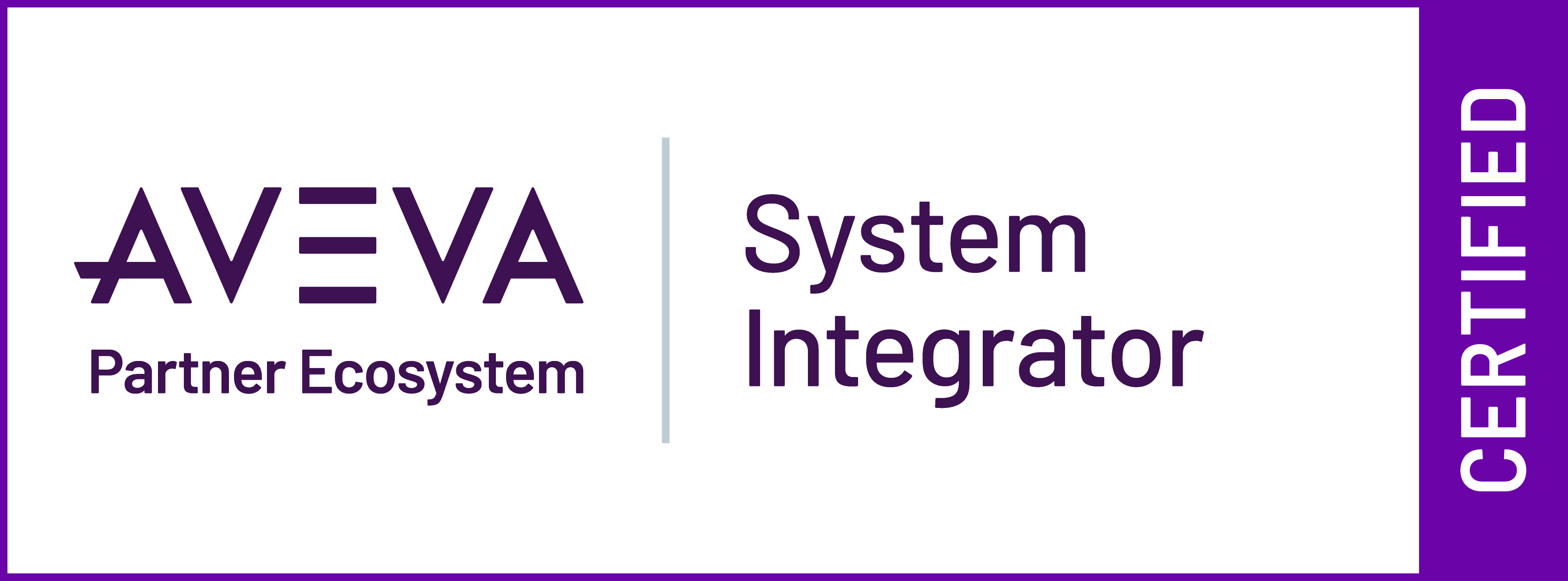 AVEVA Partner Badge System Integrator Certified RGB